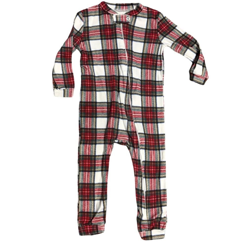 Stewart Plaid Organic Cotton Baby Pajama – 12–18 Months